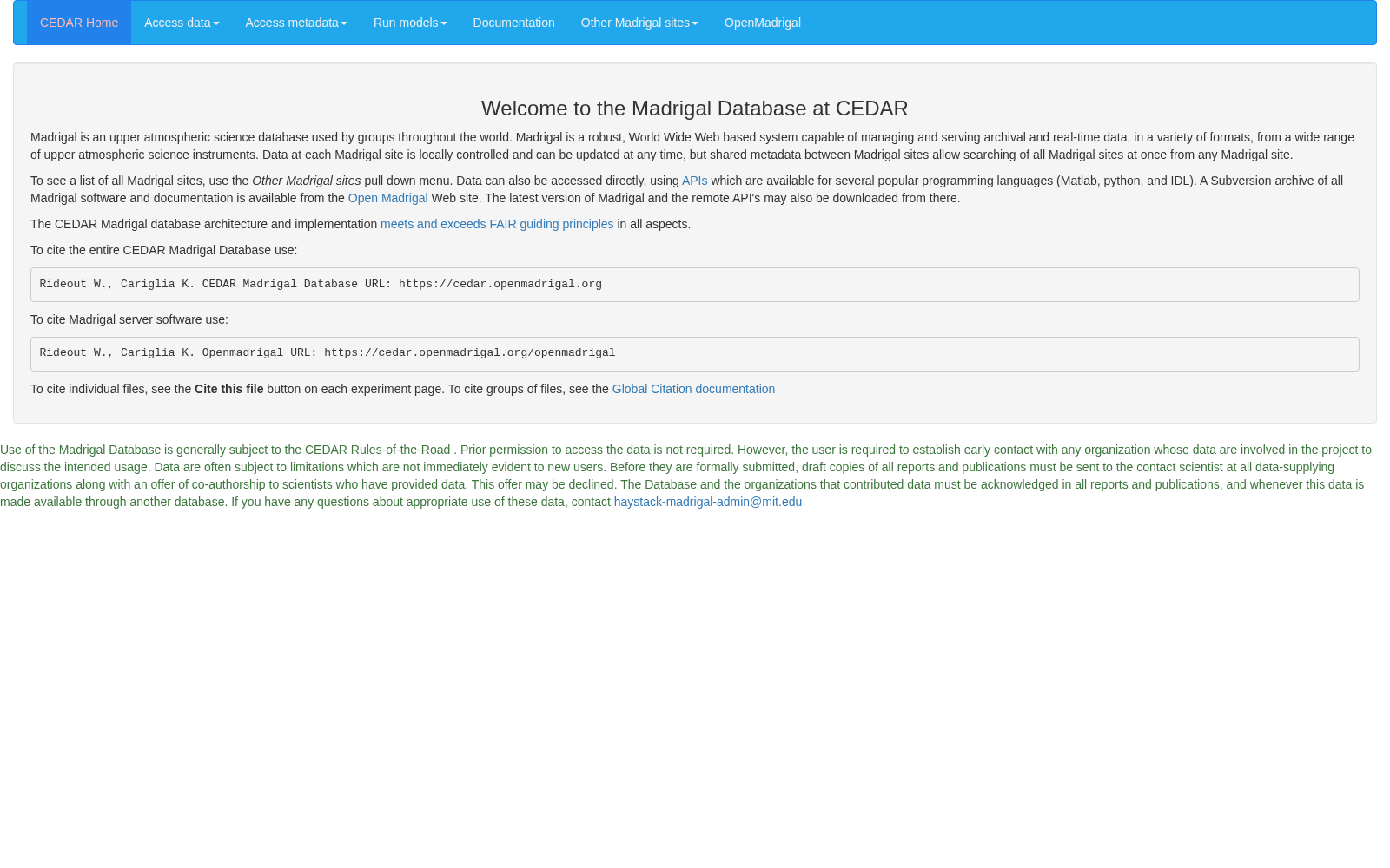 Madrigal Database 数据集图片
