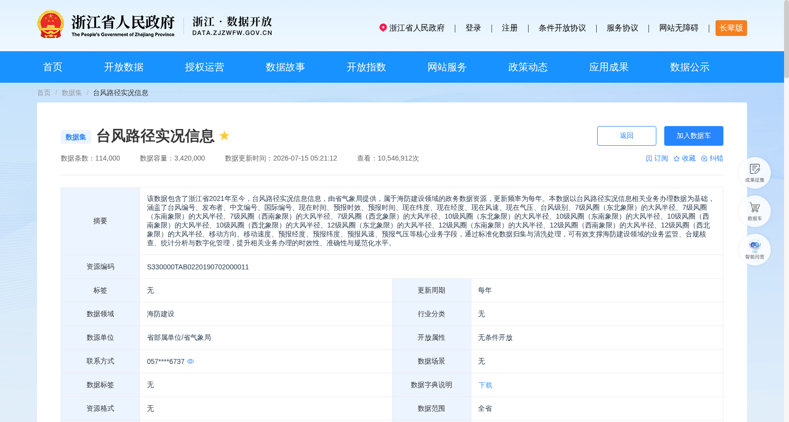 台风路径实况信息 数据集图片