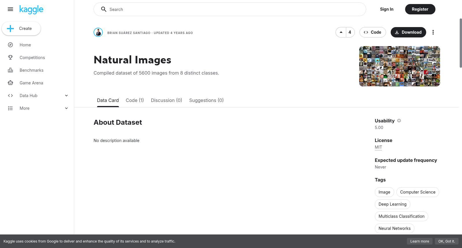 Natural Images 数据集图片