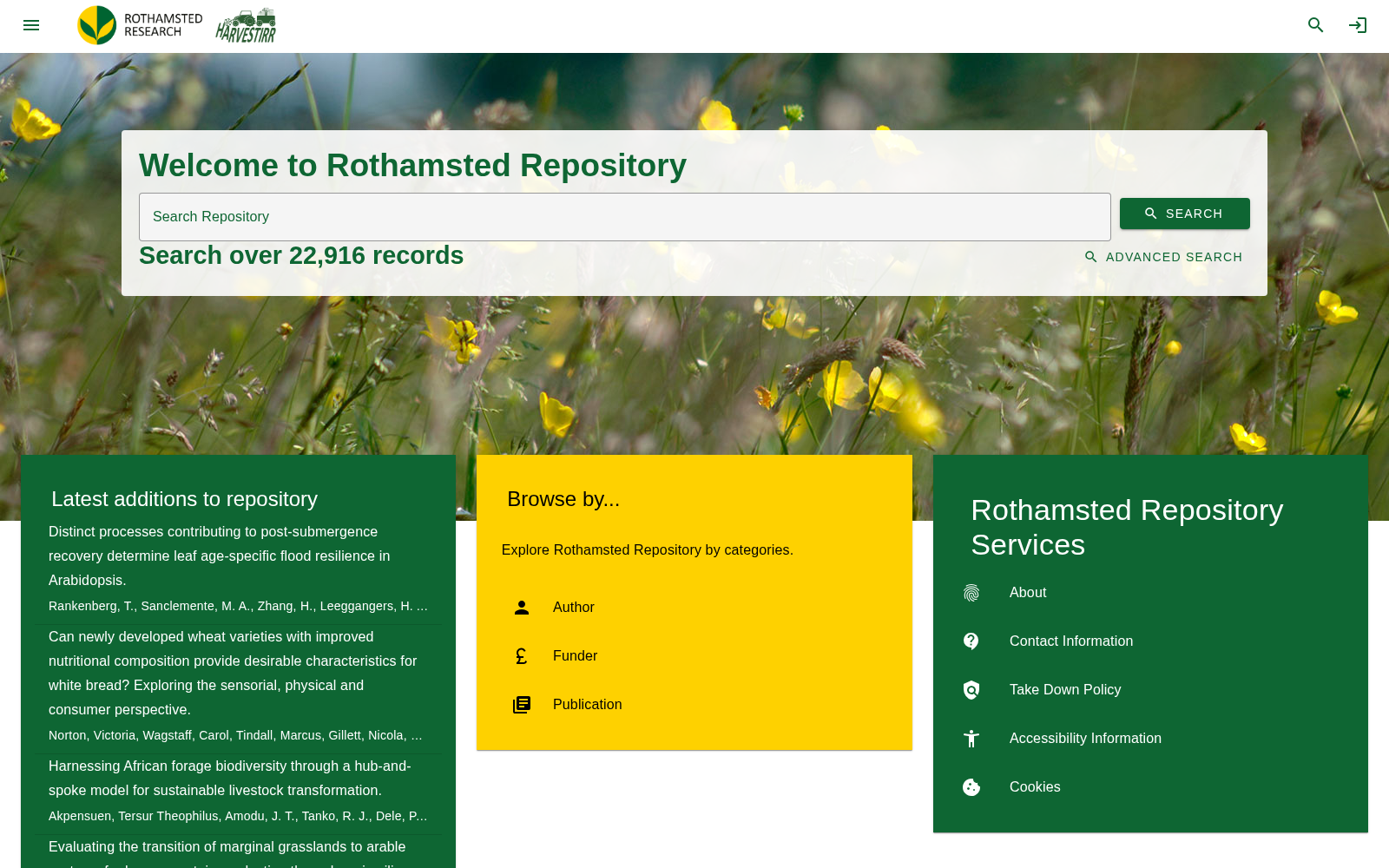 Rothamsted Research Electronic Archive 数据集图片