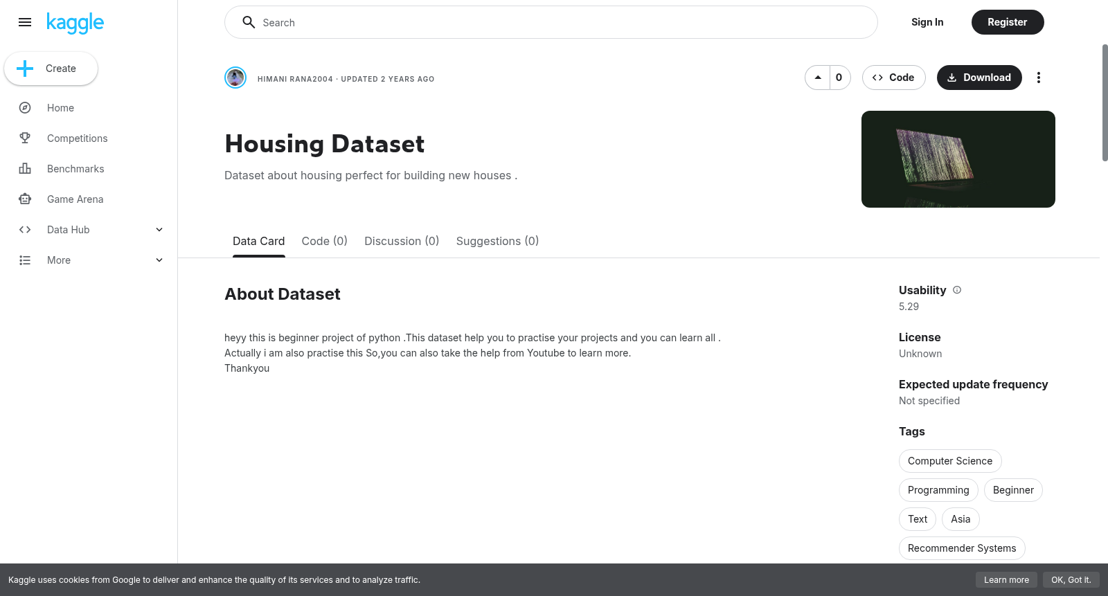 Housing Dataset 数据集图片