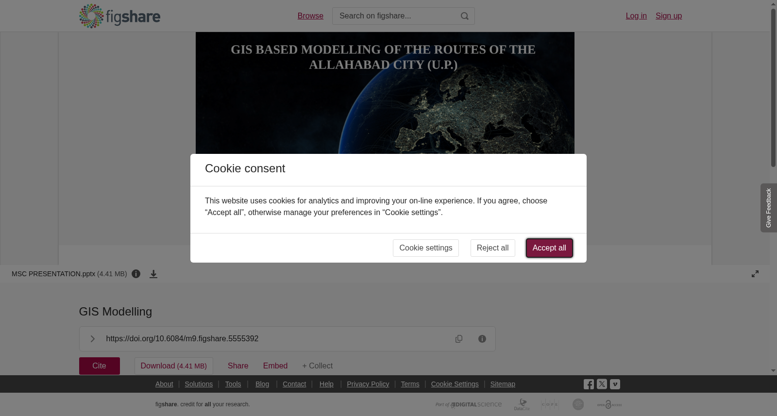 GIS Modelling 数据集图片